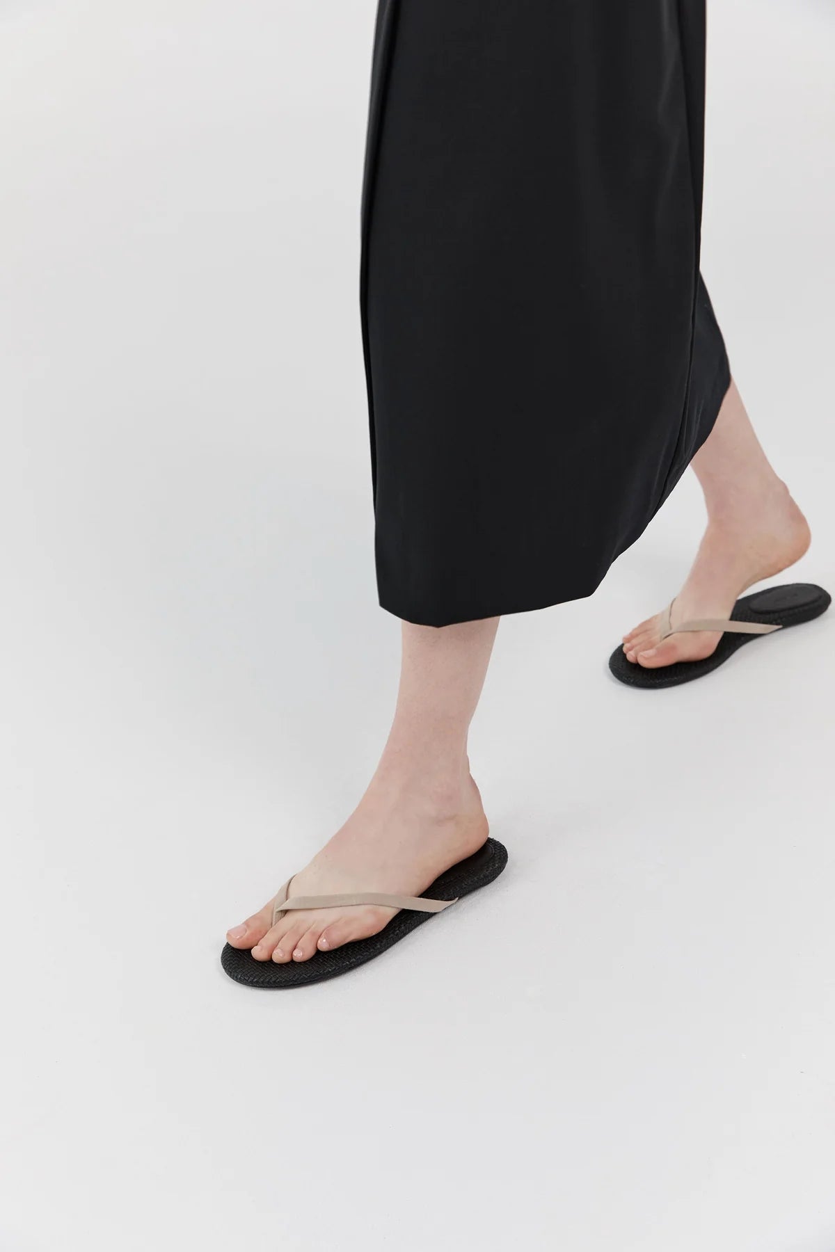 Suede Woven Flip Flop