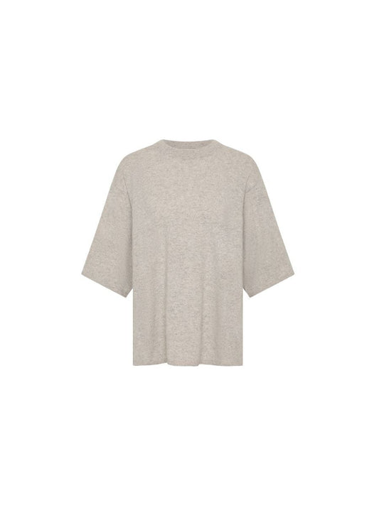Cashmere Copain Tee | Grey Marle