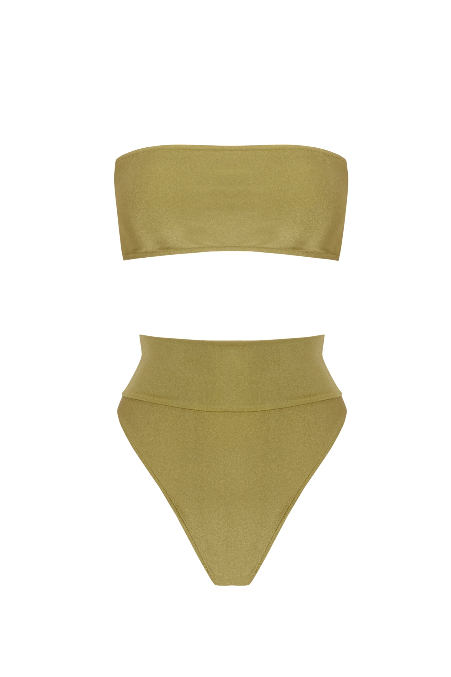 Réseau High-Leg Bandeau Bikini