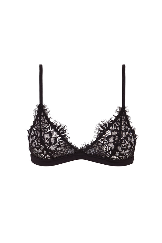 Lace Bralette in Black