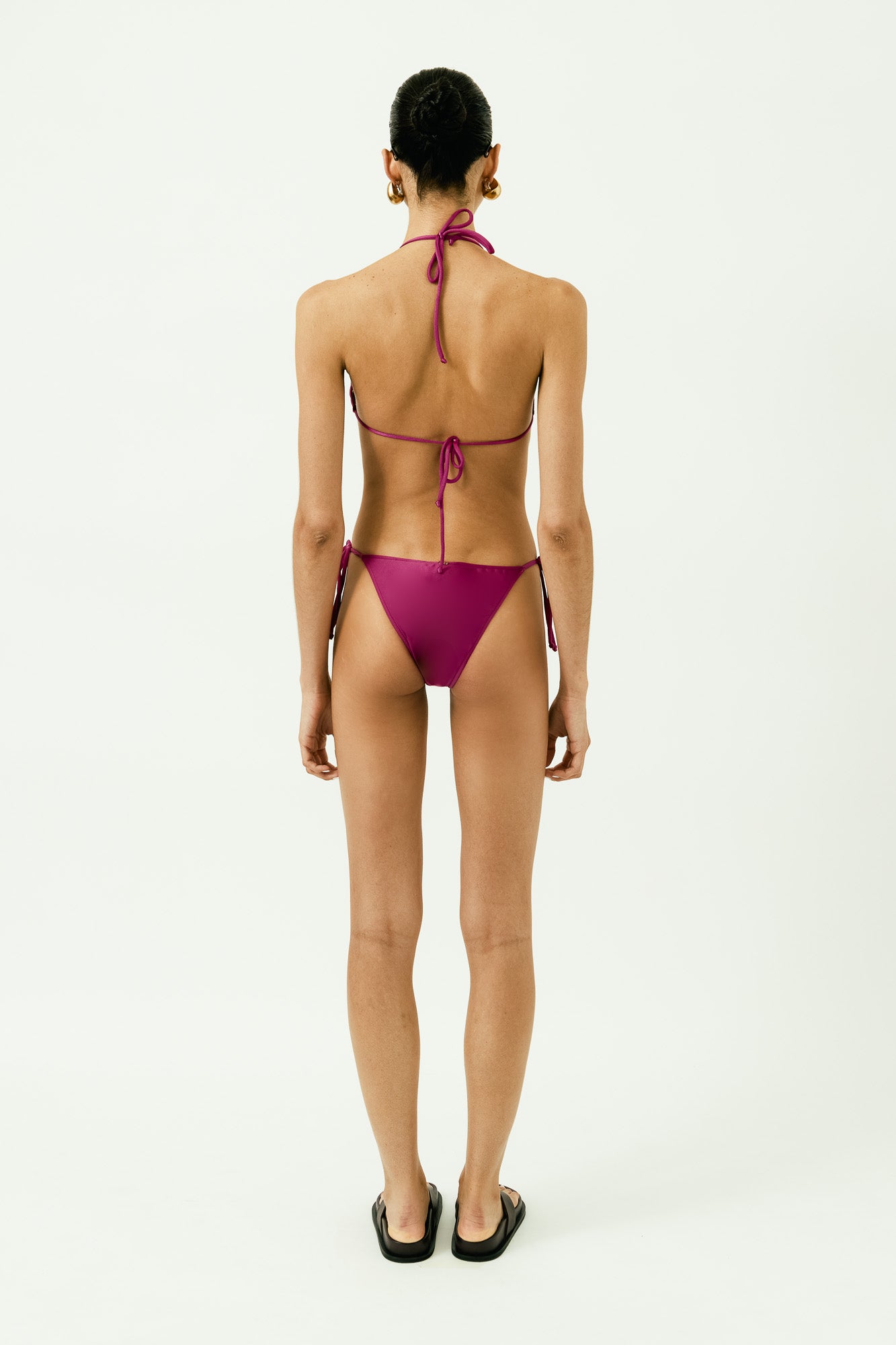 Solid Bikini Tie-Side Bottom