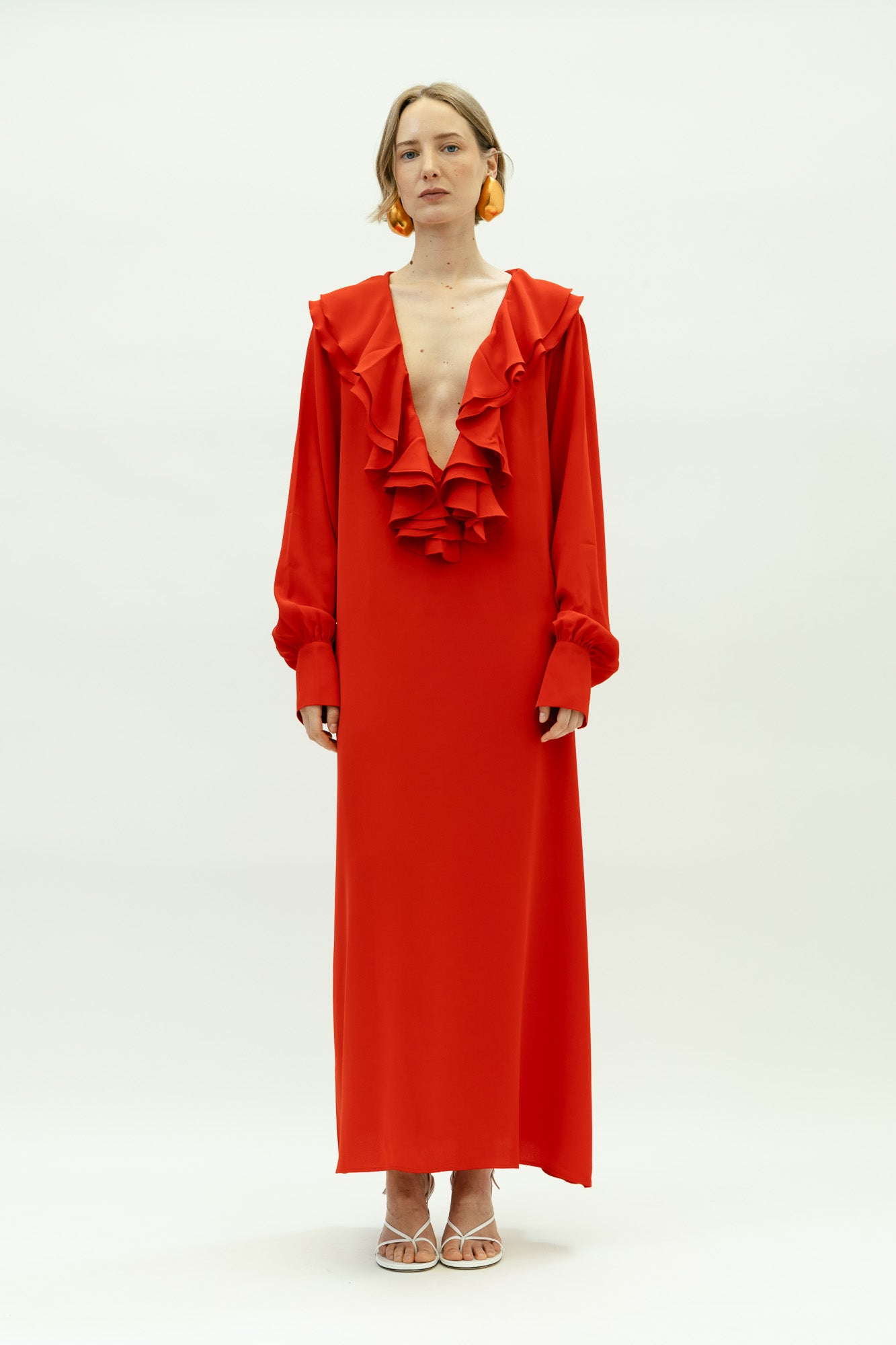 Coco Dress in Rouge