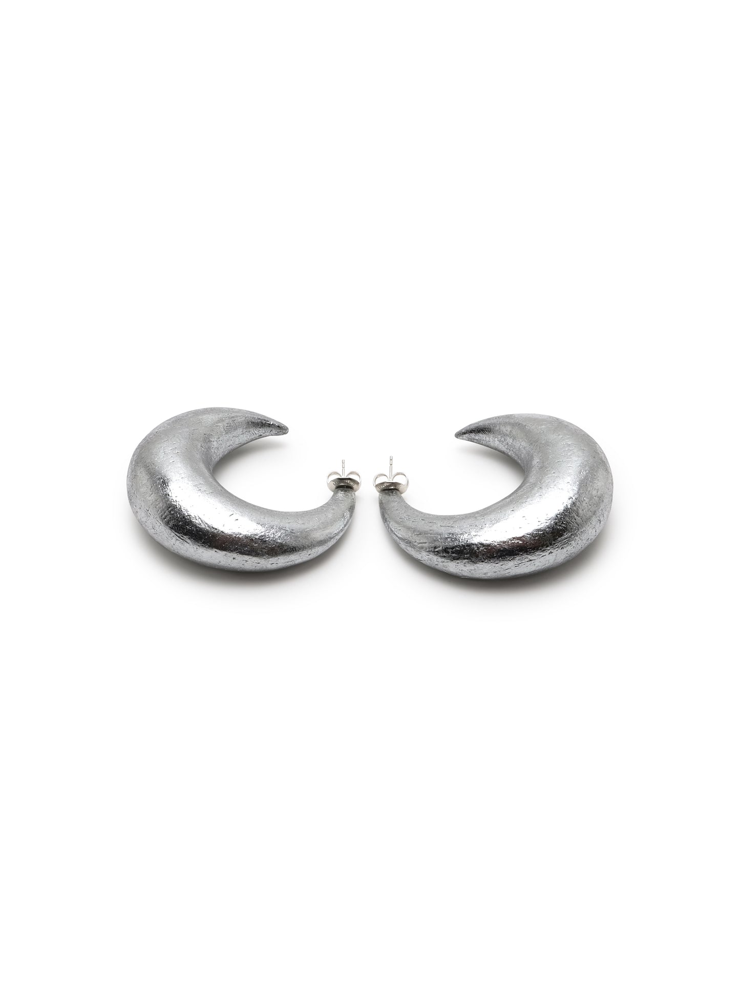 Half Moon Stud Earrings