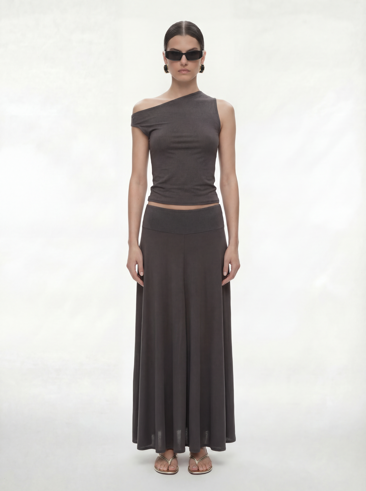 Fine Jersey Asymm Top