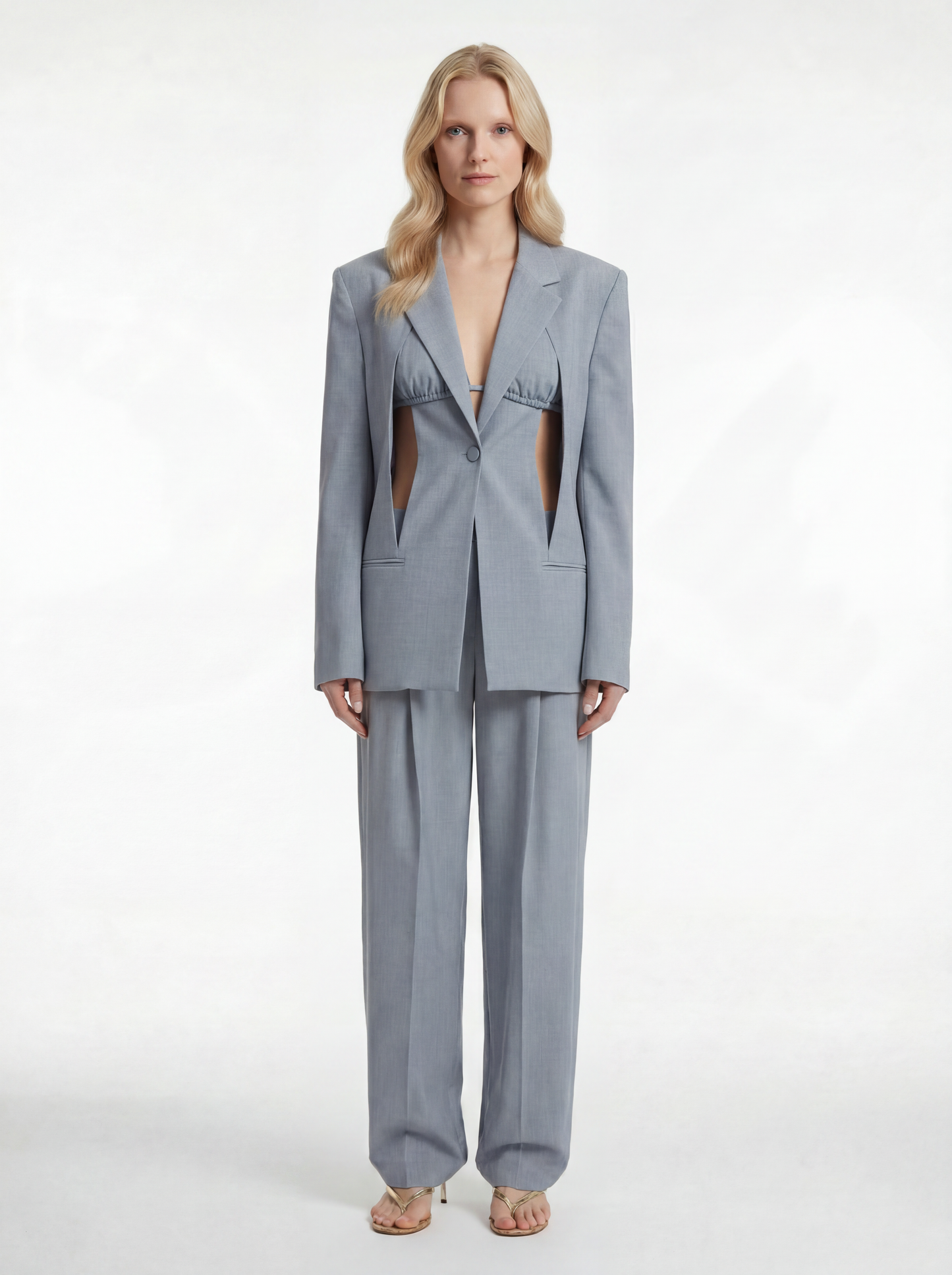 Slashed Bikini Blazer