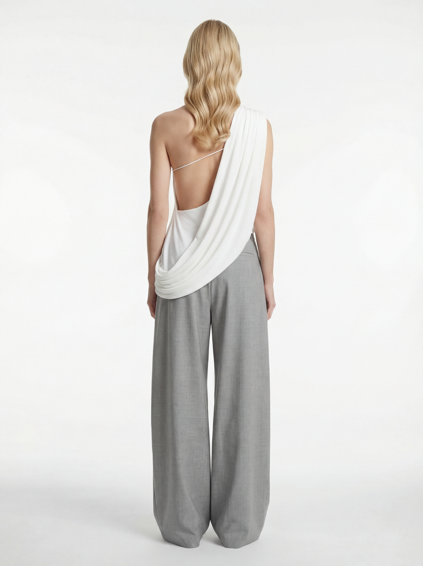 Aiba Draped Jersey Tee