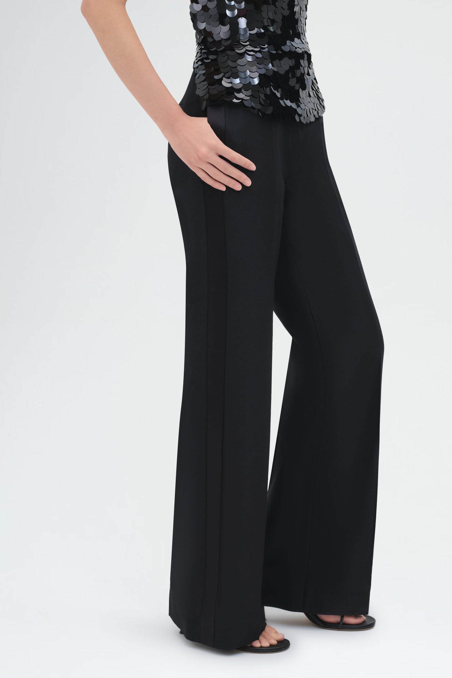 Tuxedo Trousers in Black