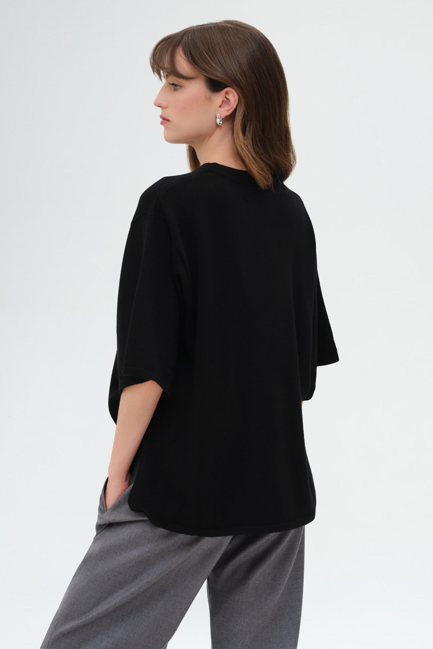 Cashmere Copain Tee | Black