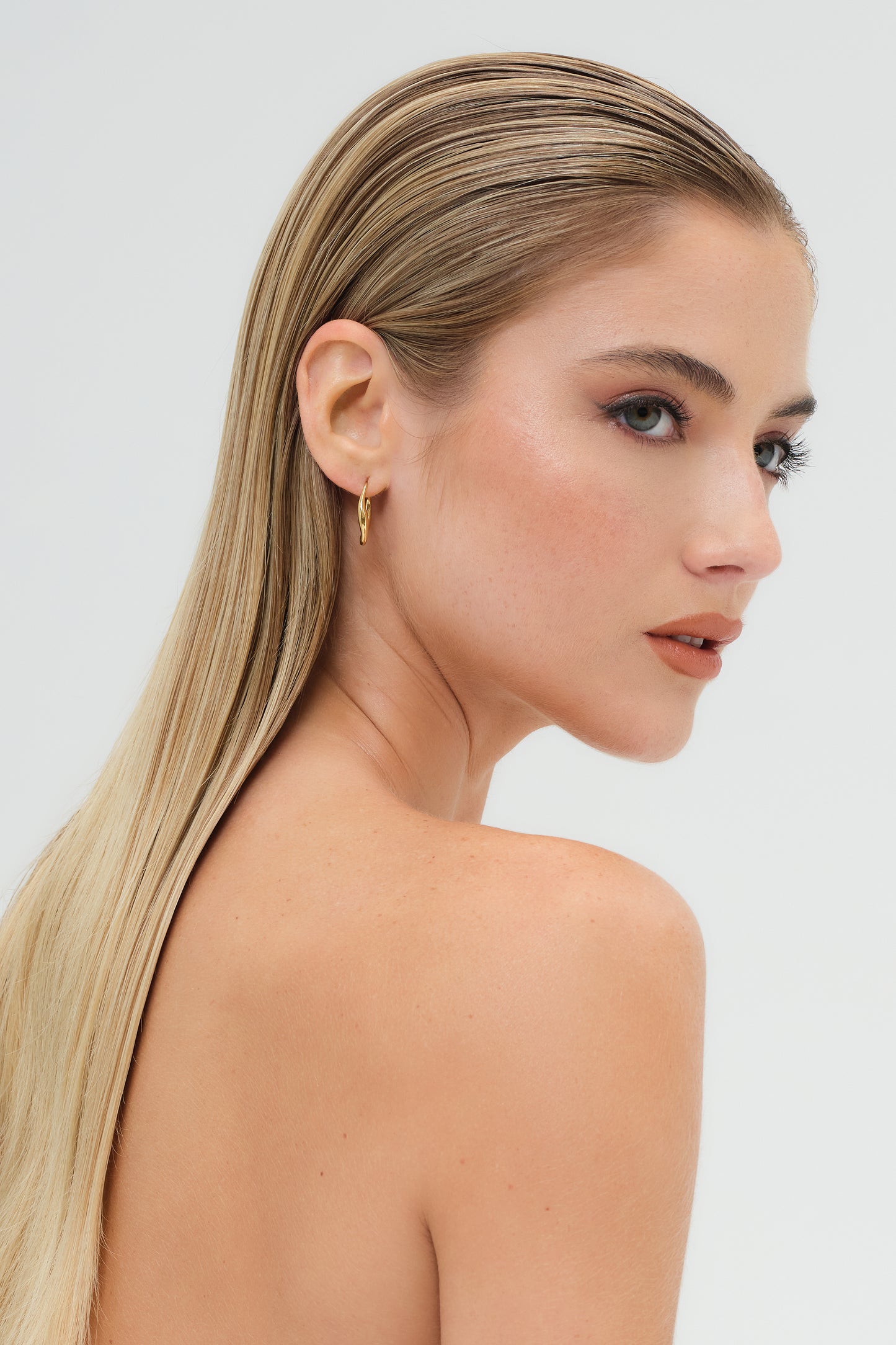 Version Hoops in Gold