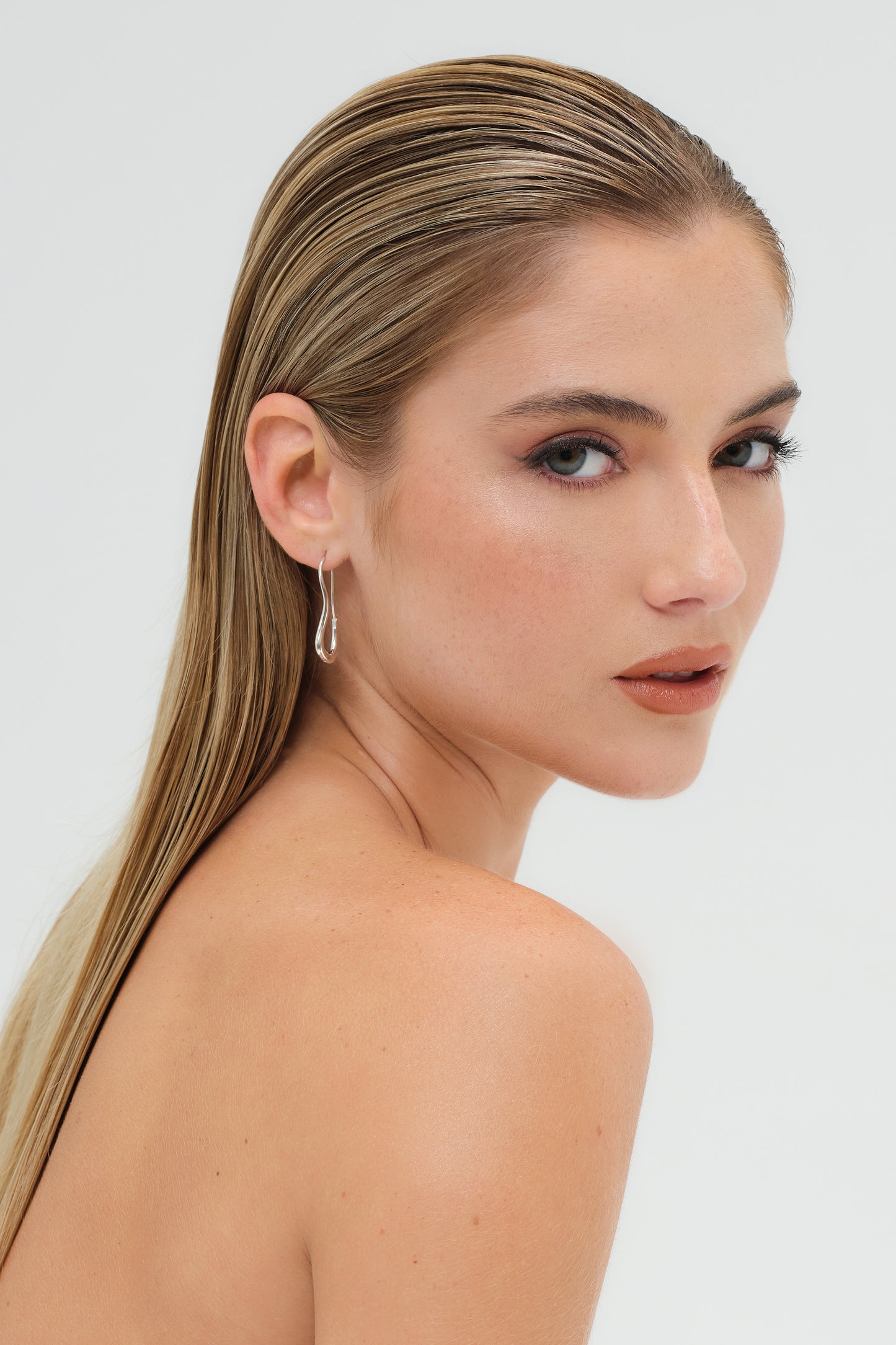 Voyage Hoops in Silver