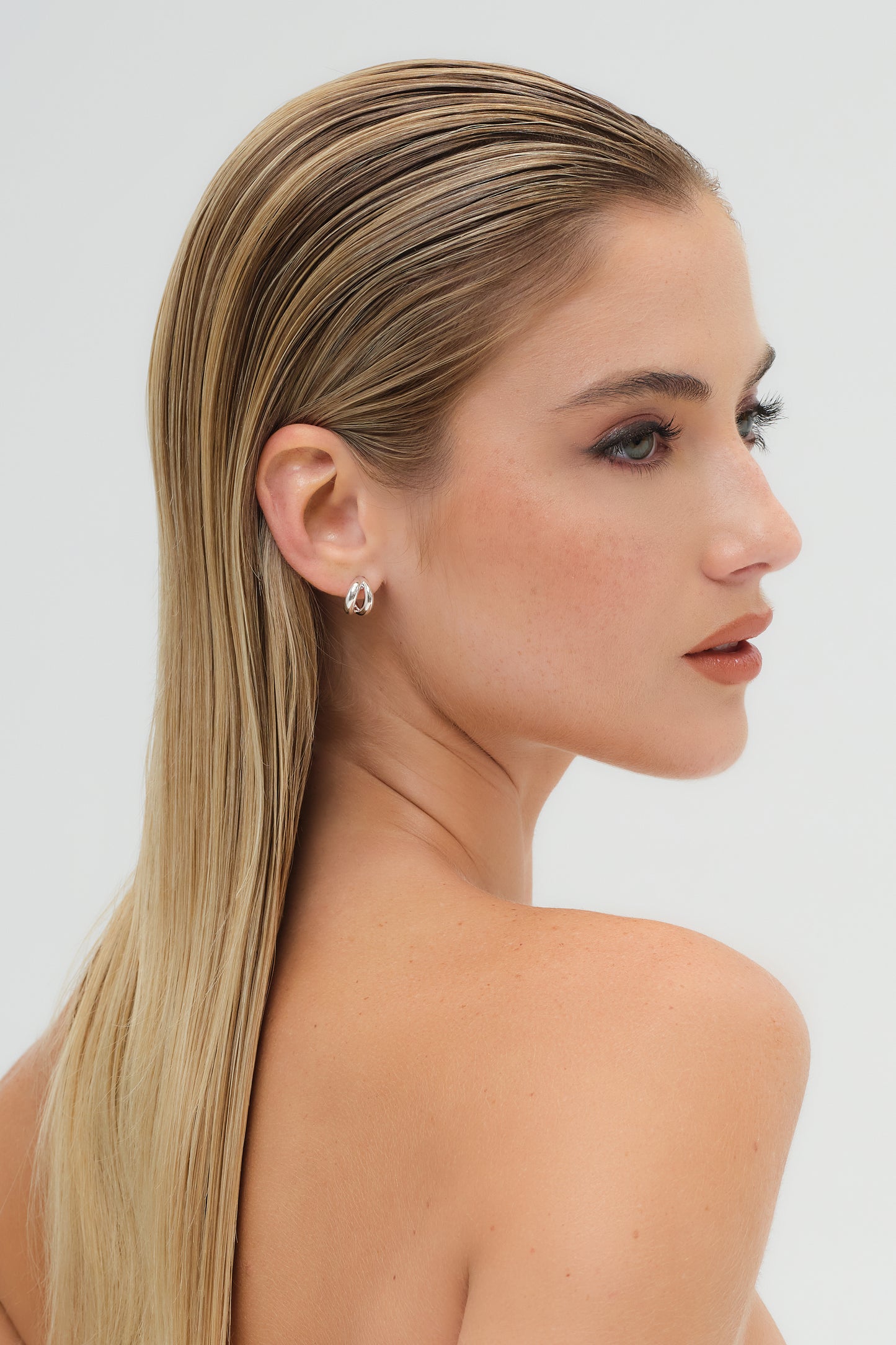 Via Earrings in Silver