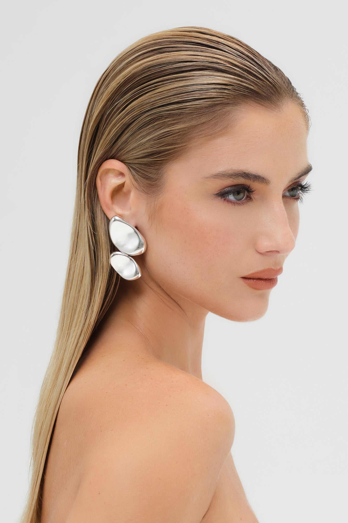 Carmen Double Domes in Silver