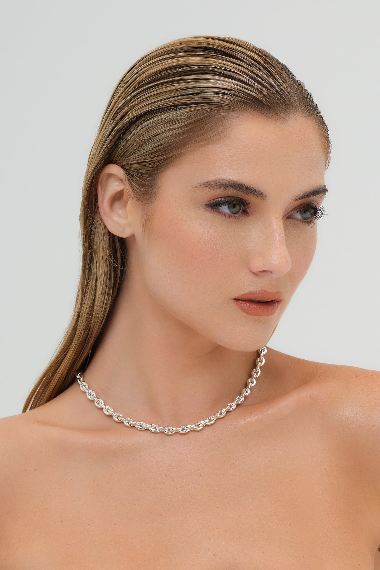 Marina Chain Necklace in Silver