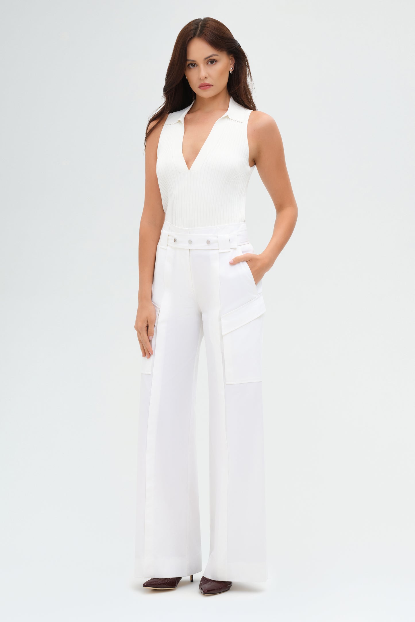 Melania Pants | White