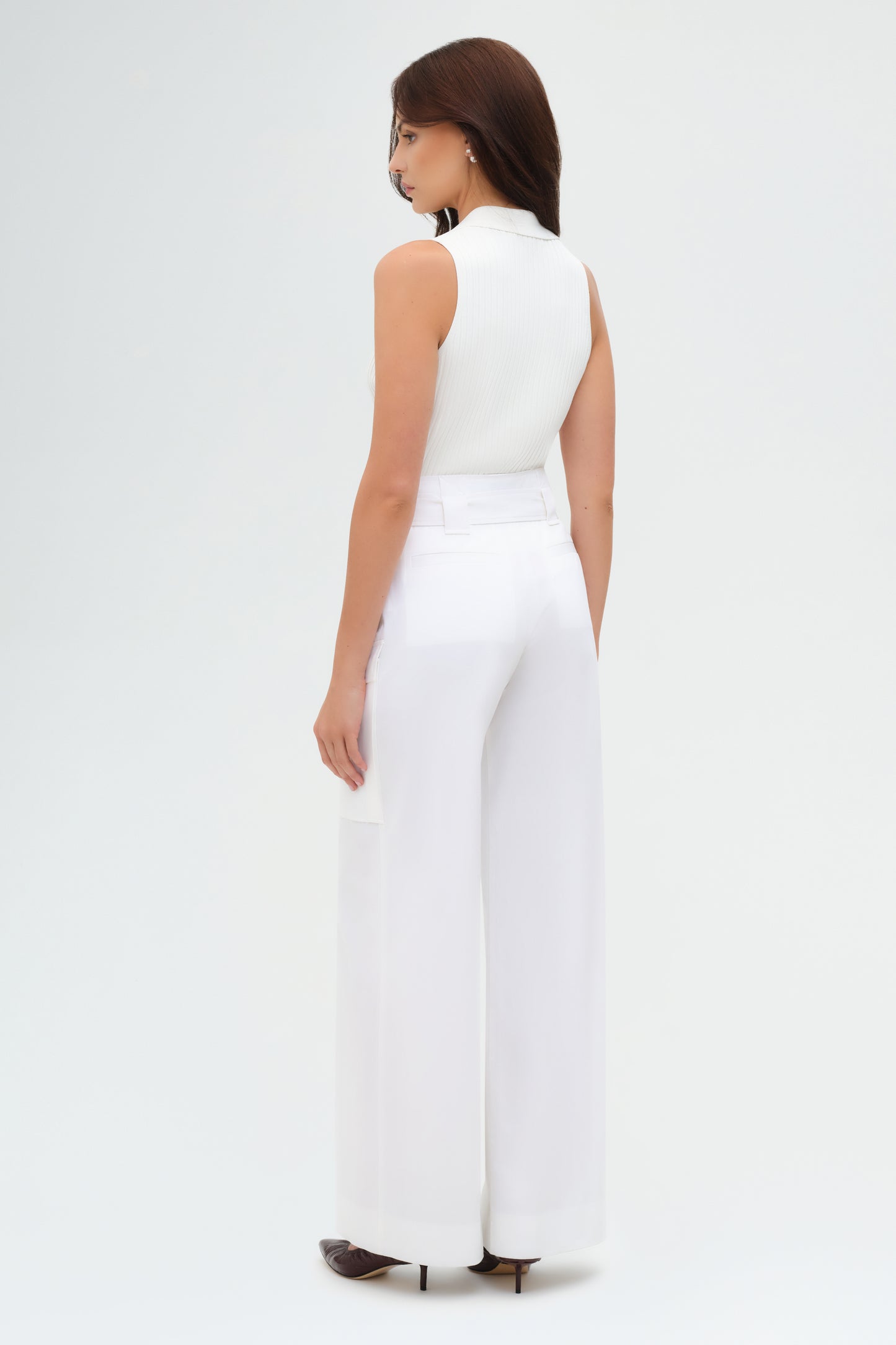 Melania Pants | White