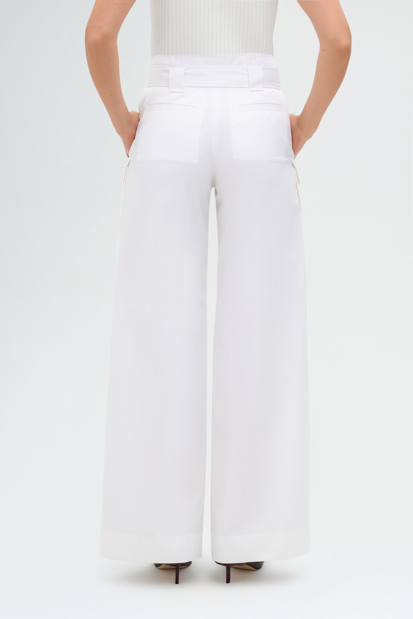 Melania Pants | White