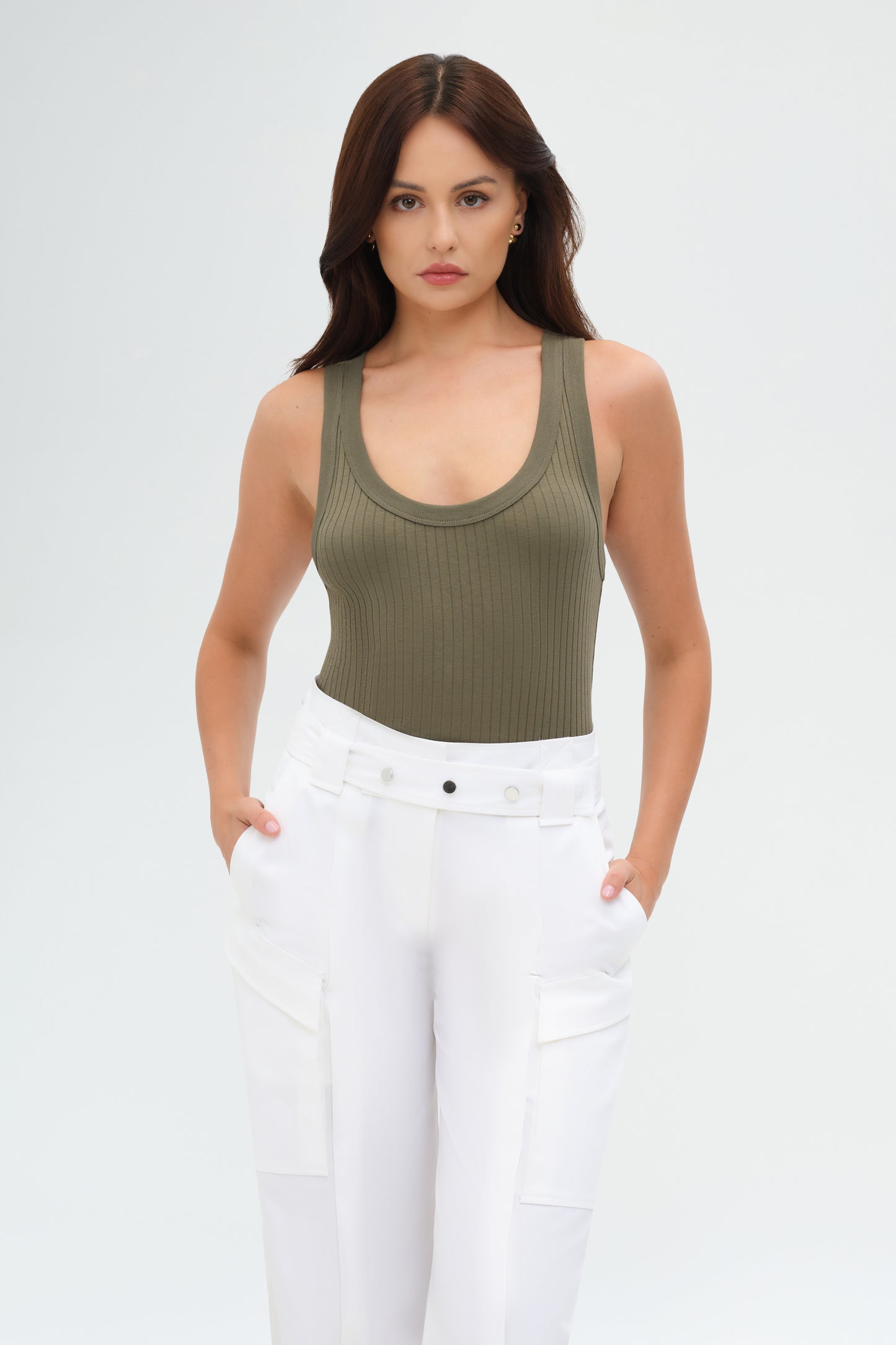 Emma Ribbed Tank Top