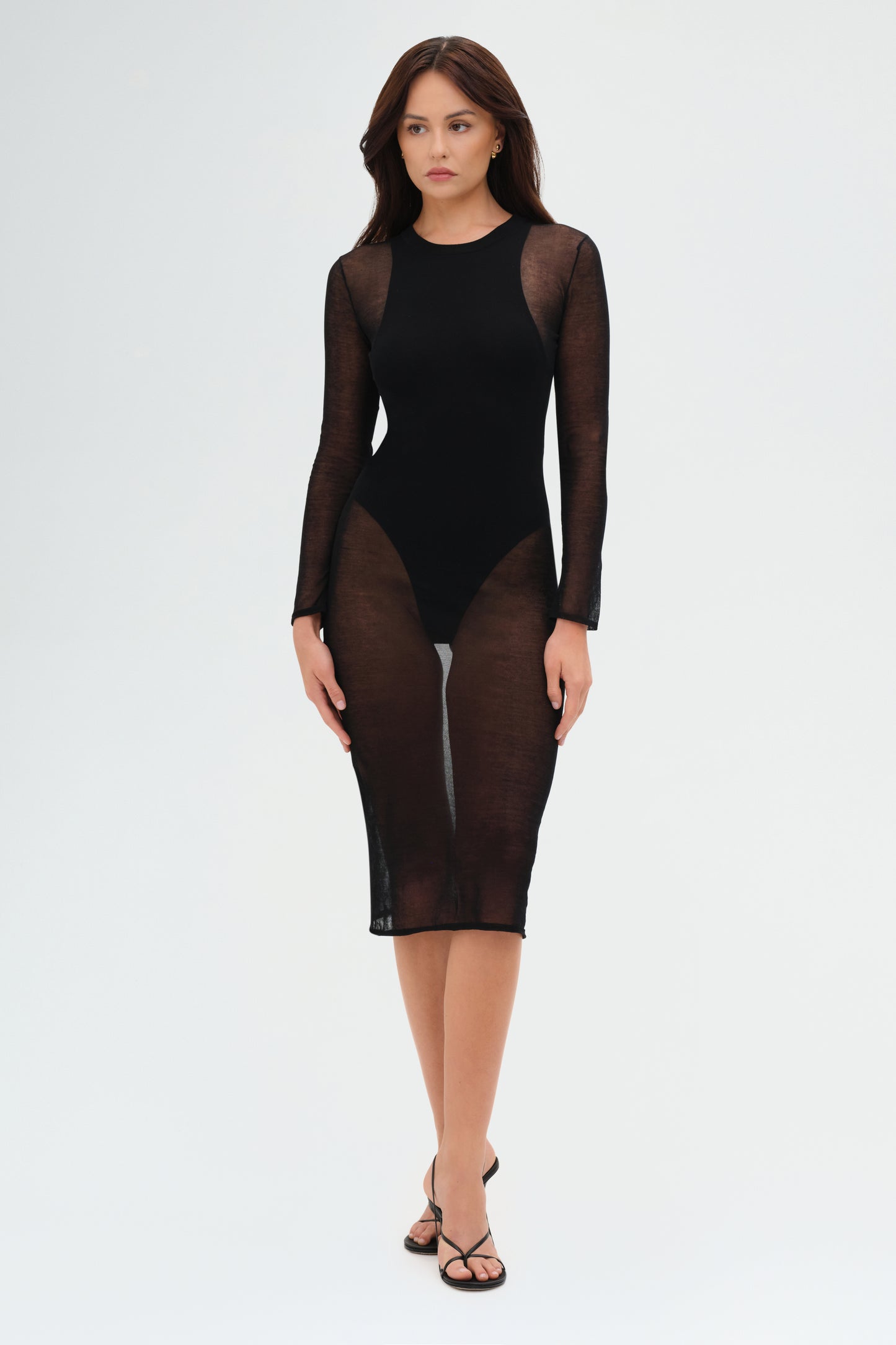 Emala Sheer Maxi Dress