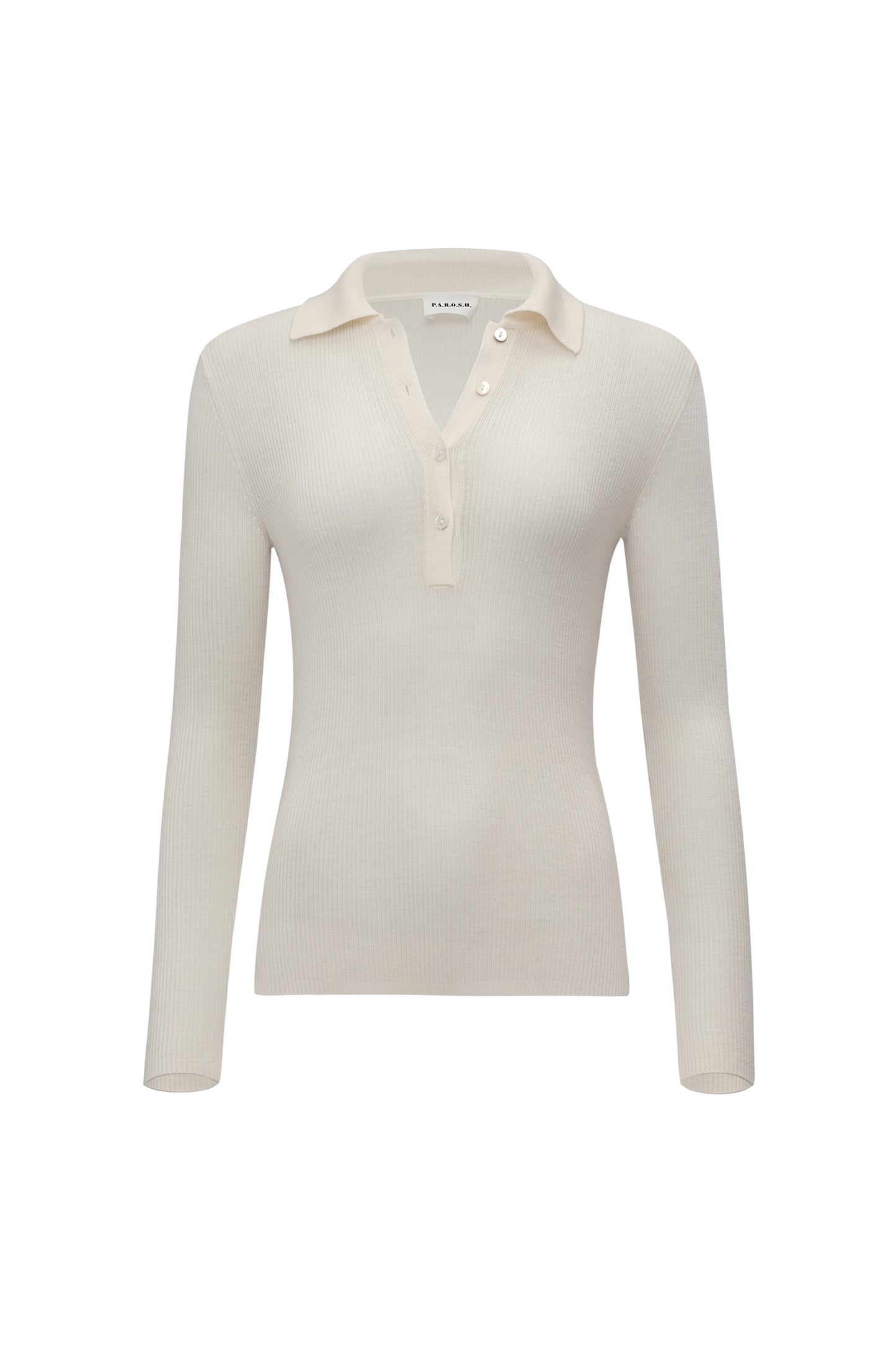 Wool Ribbed Sweater | Panna