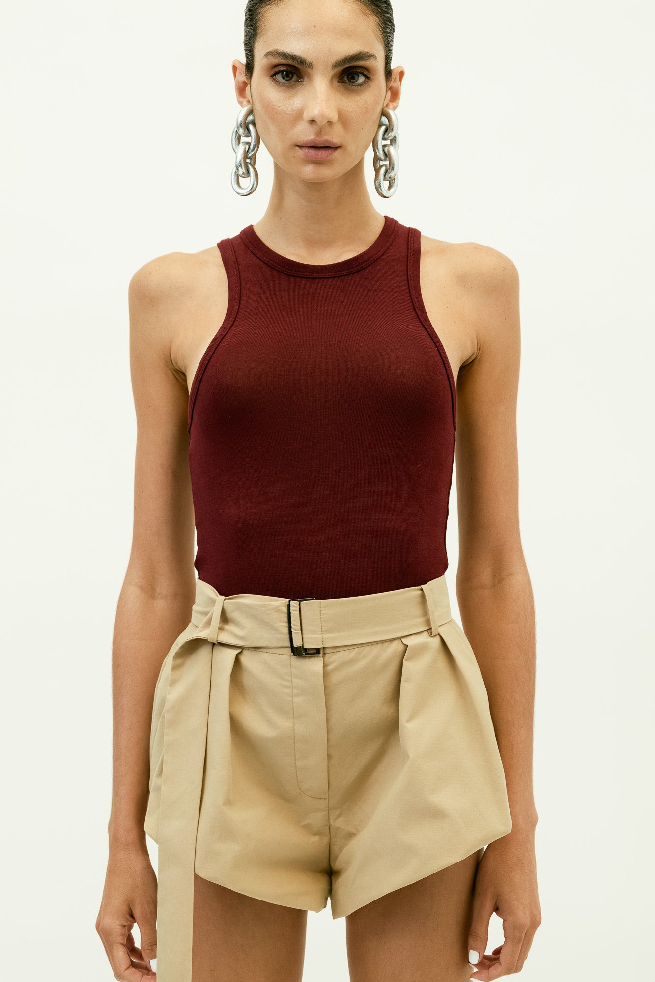 Jersey Tank in Currant