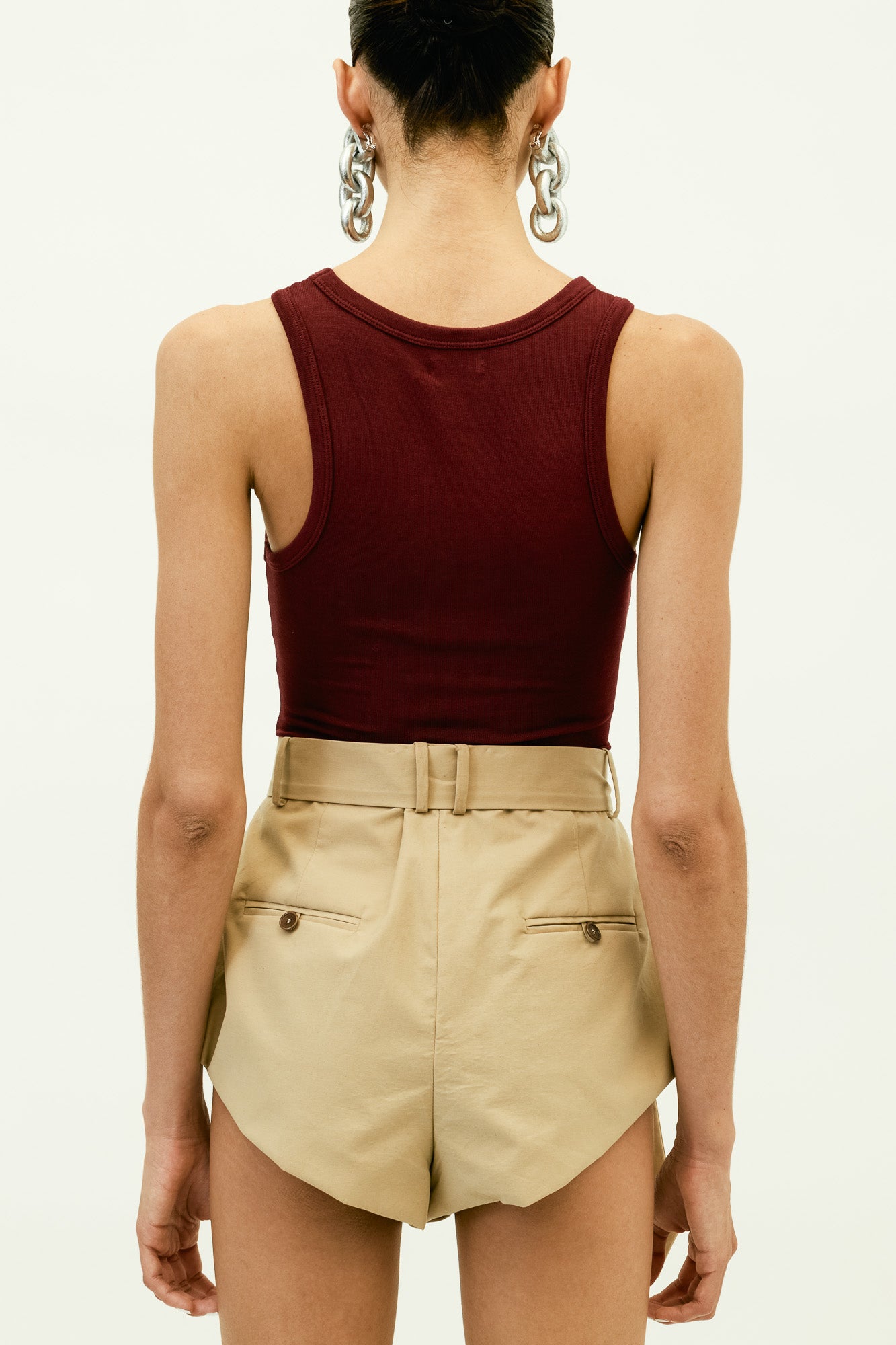 Jersey Tank in Currant