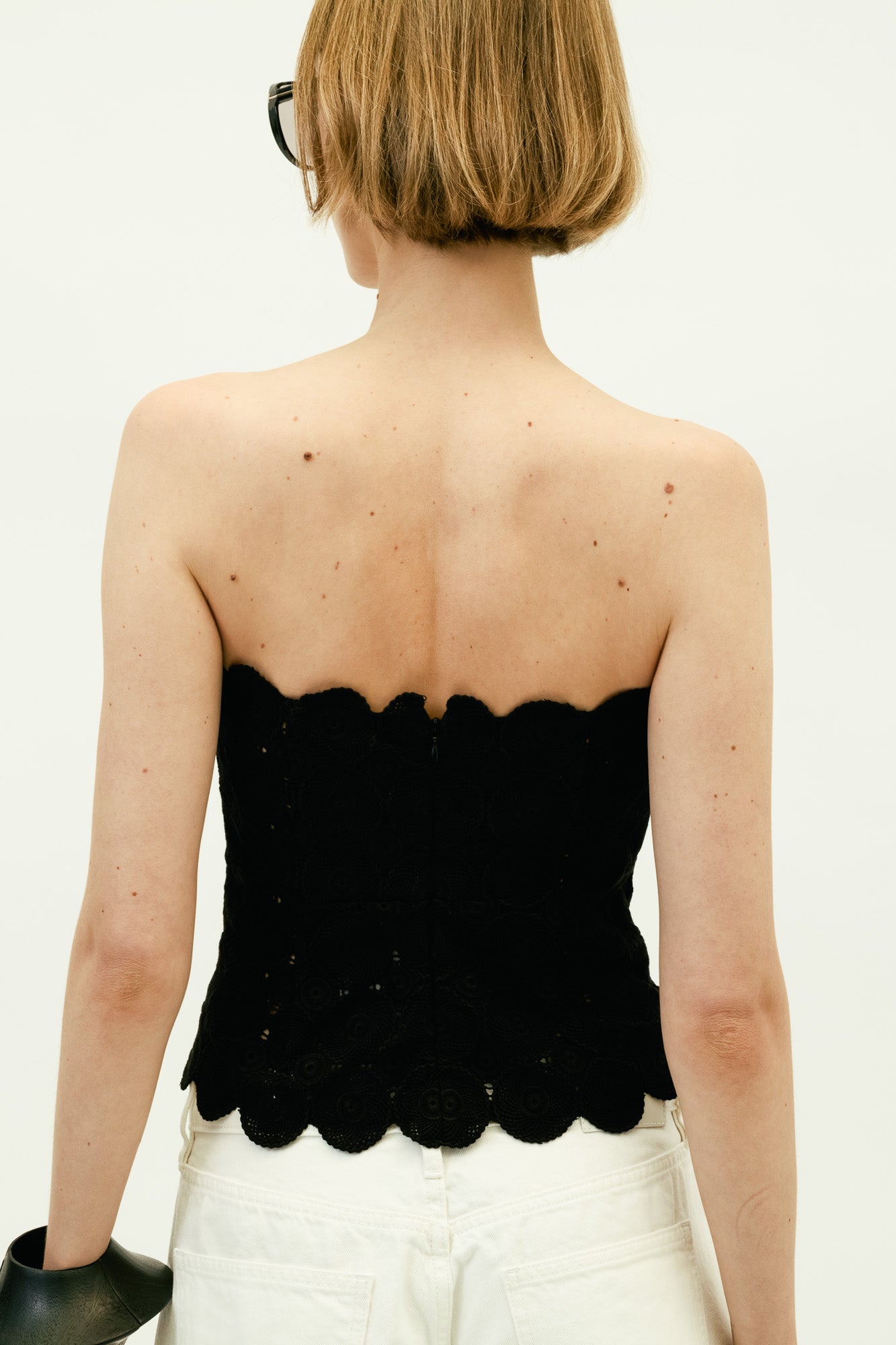 Doily Top in Black