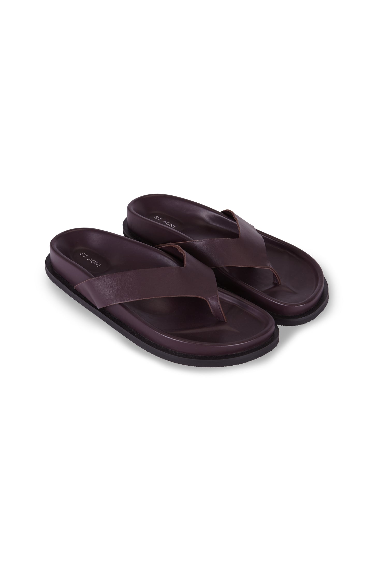 Thong Slide in Bordeaux