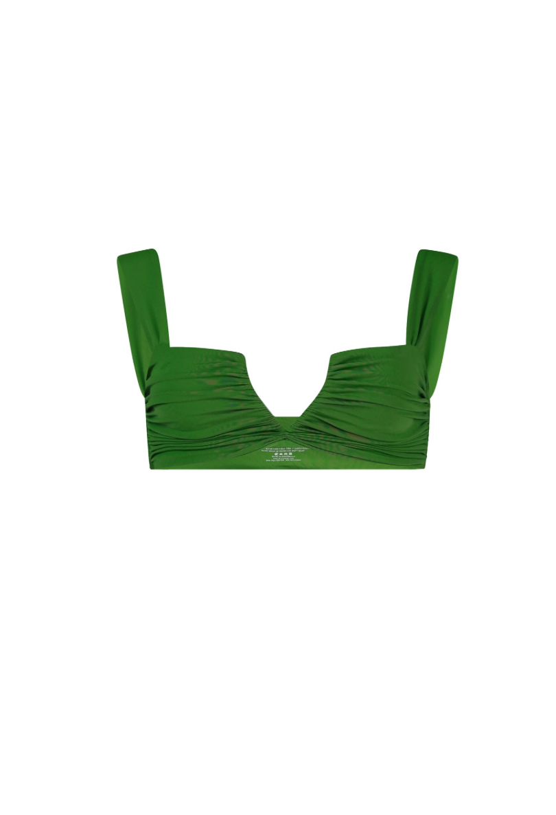 Ana de Bretaña Bikini Top in Forest Green
