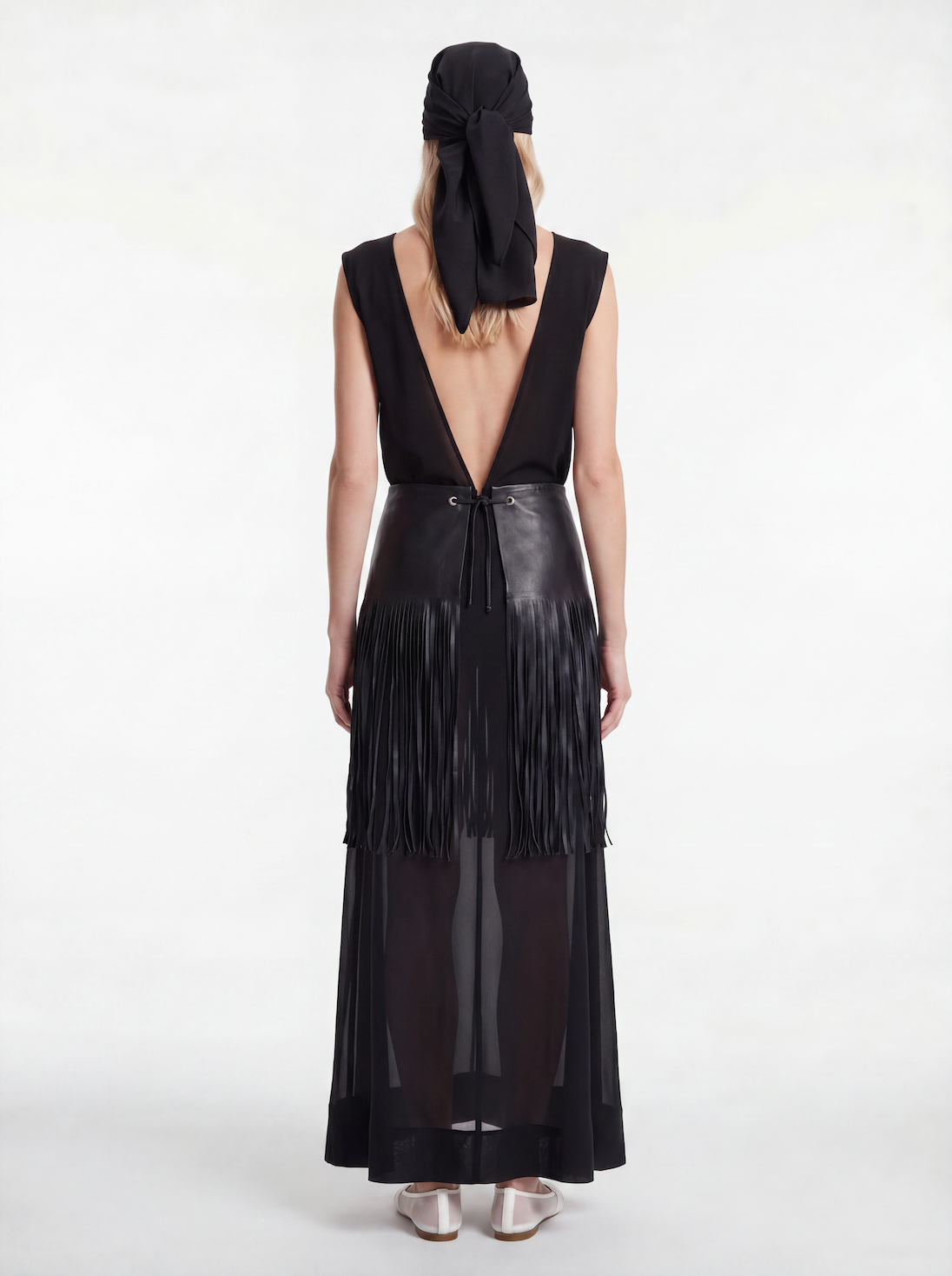 Fringe Belt Skirt