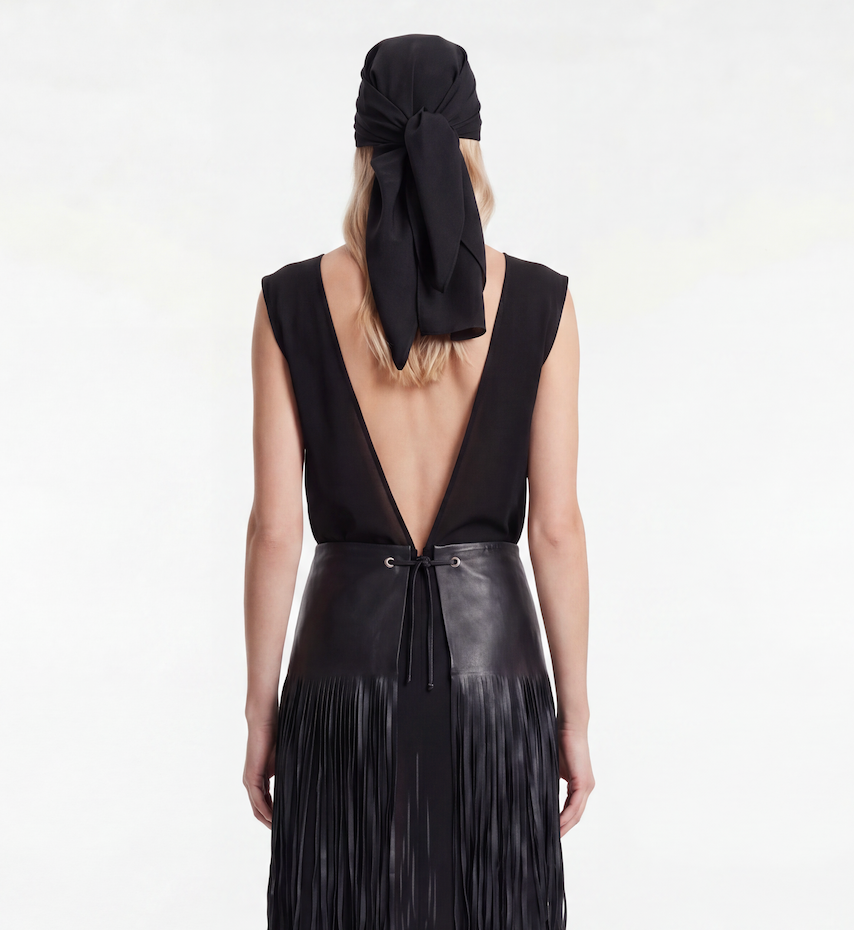 Stretch Silk Scarf