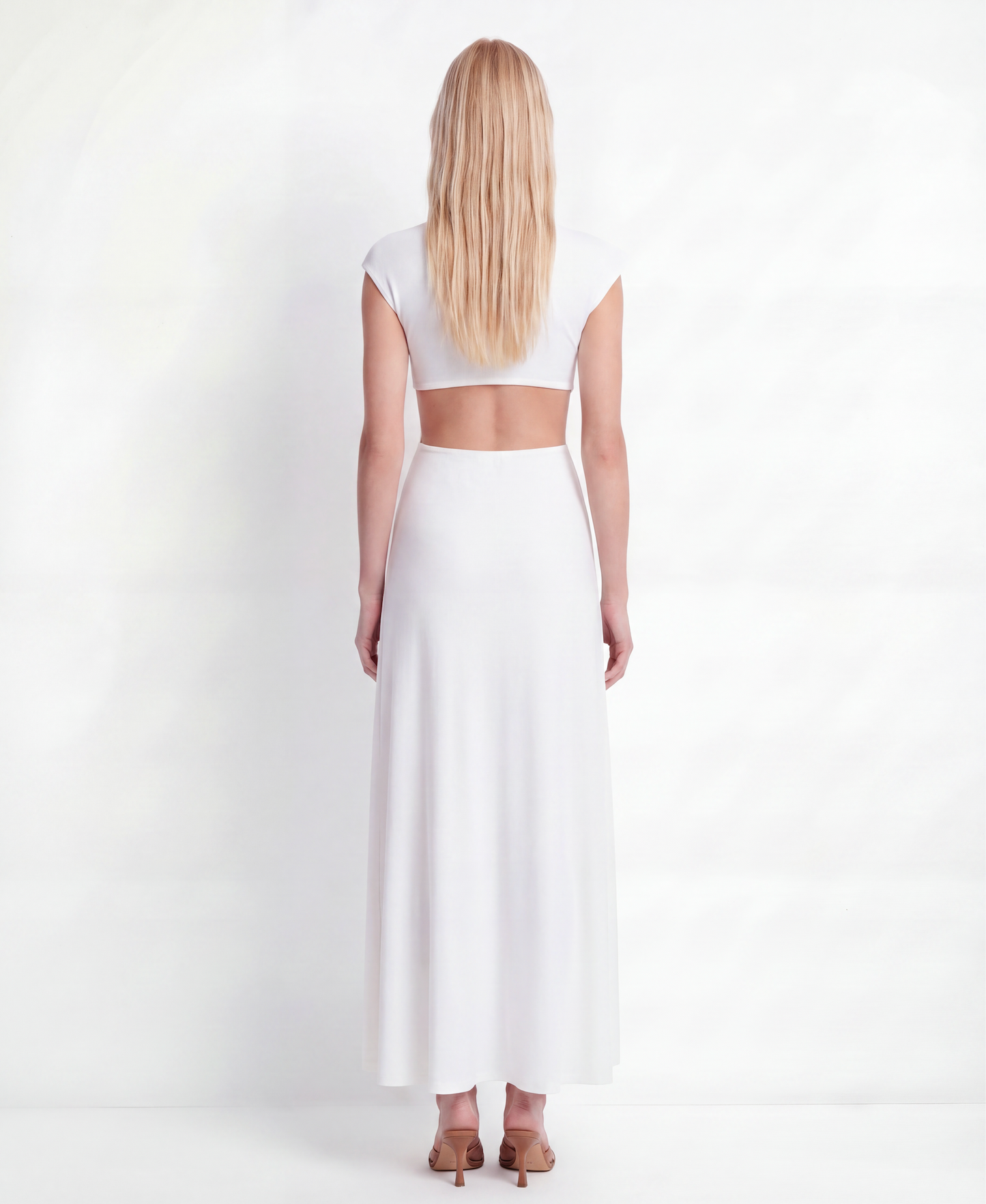 Droplet Crystal Clasp Tank Dress