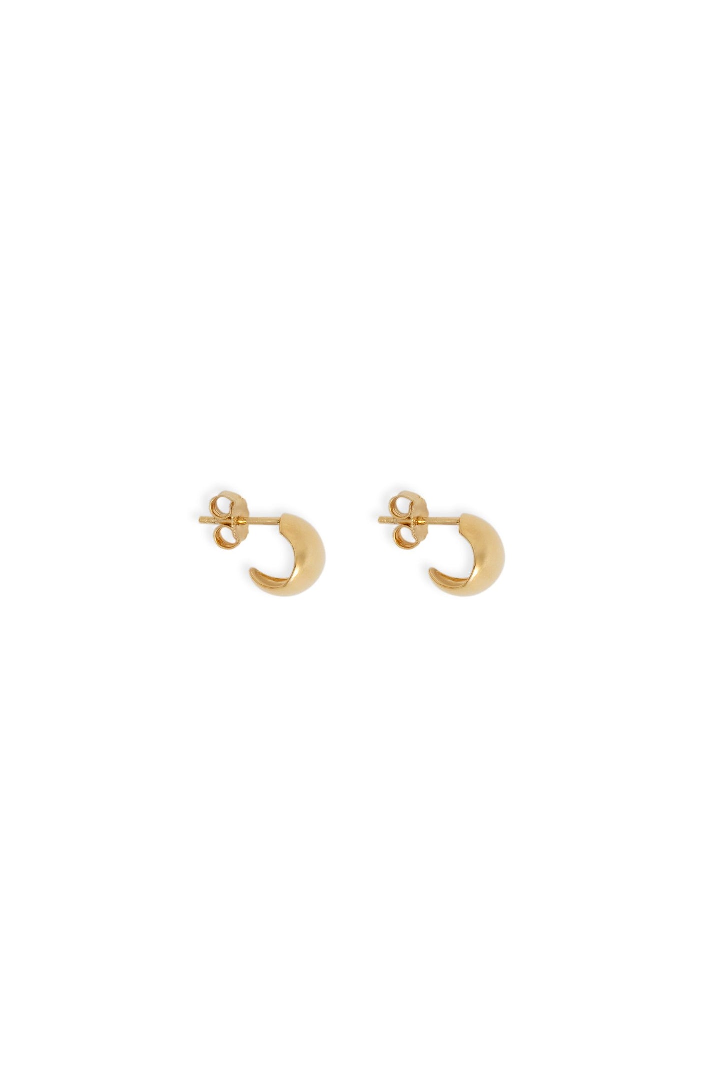 Fold Hoops in Gold