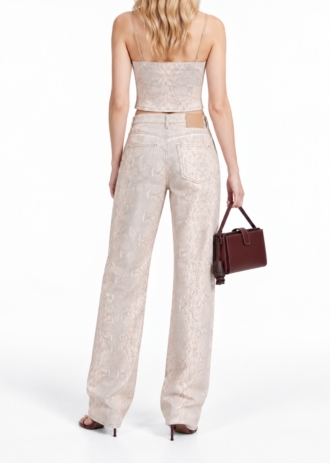 Mamba Python Print Jeans