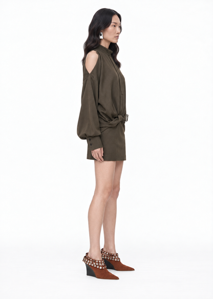 Melva Belted Mini Dress