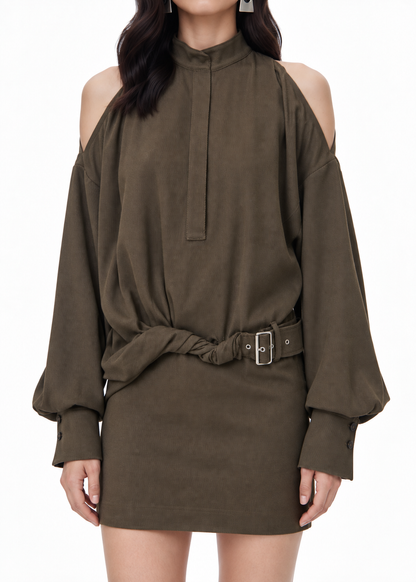 Melva Belted Mini Dress