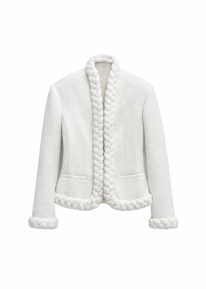 Braid Jacket in Ivory