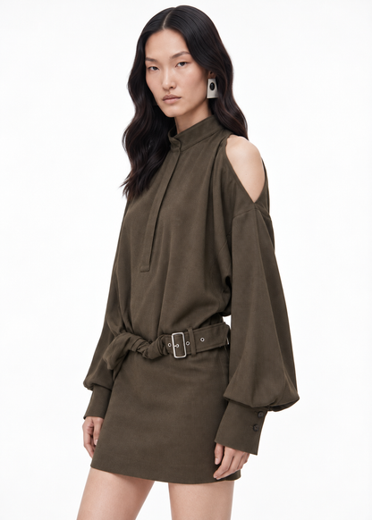 Melva Belted Mini Dress