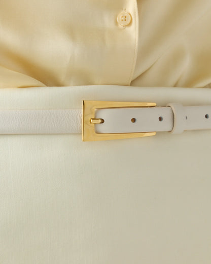 Mini No. 10 Belt | Linen/Gold