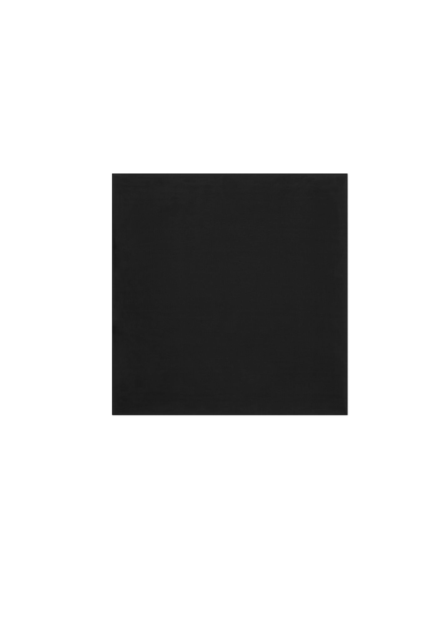 Solid black square on a white background
