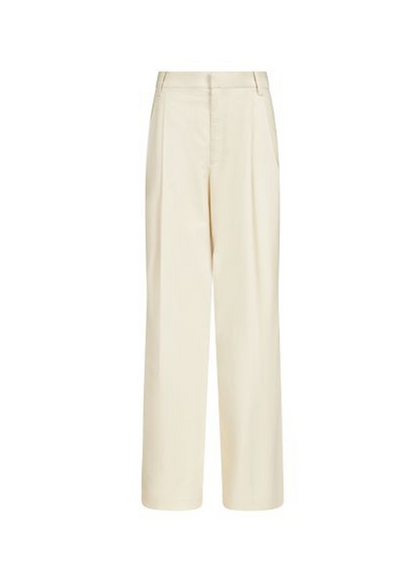 White pants on a white background