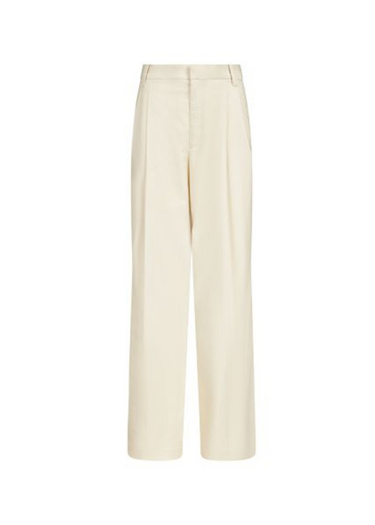 White pants on a white background