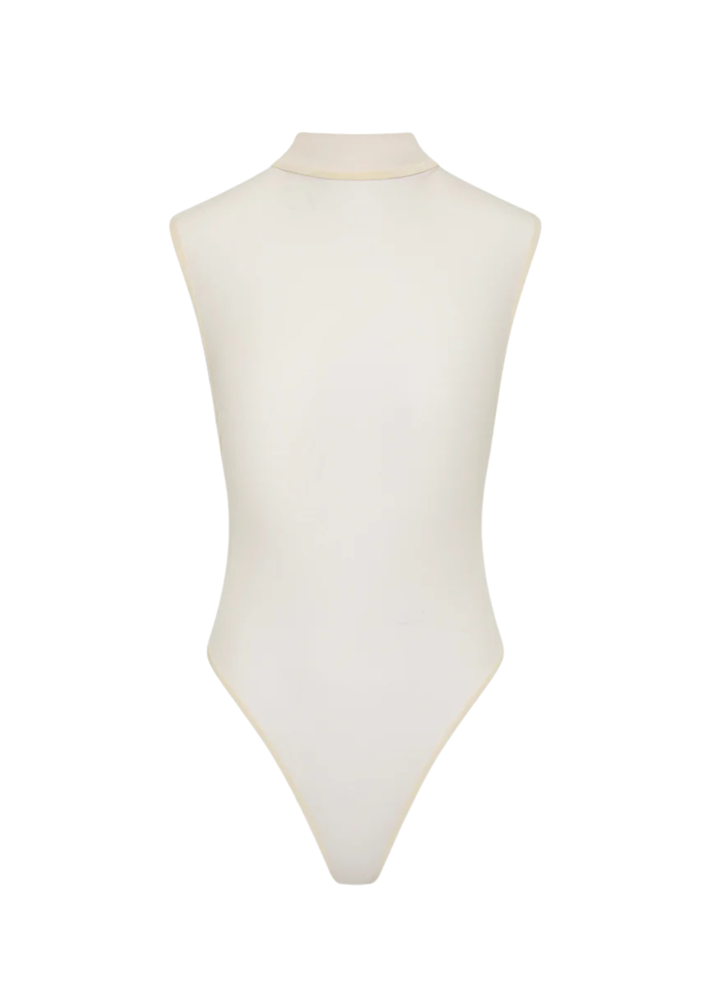 White bodysuit on a white background