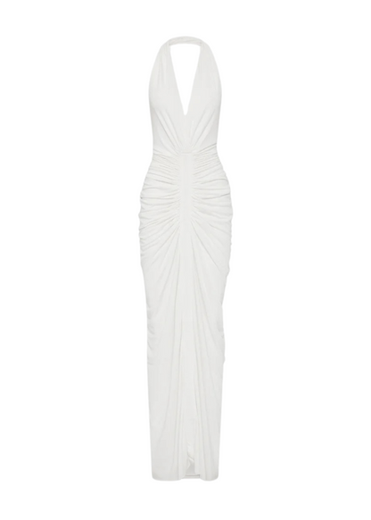 The 'Venus' Gathered Cupro Dress