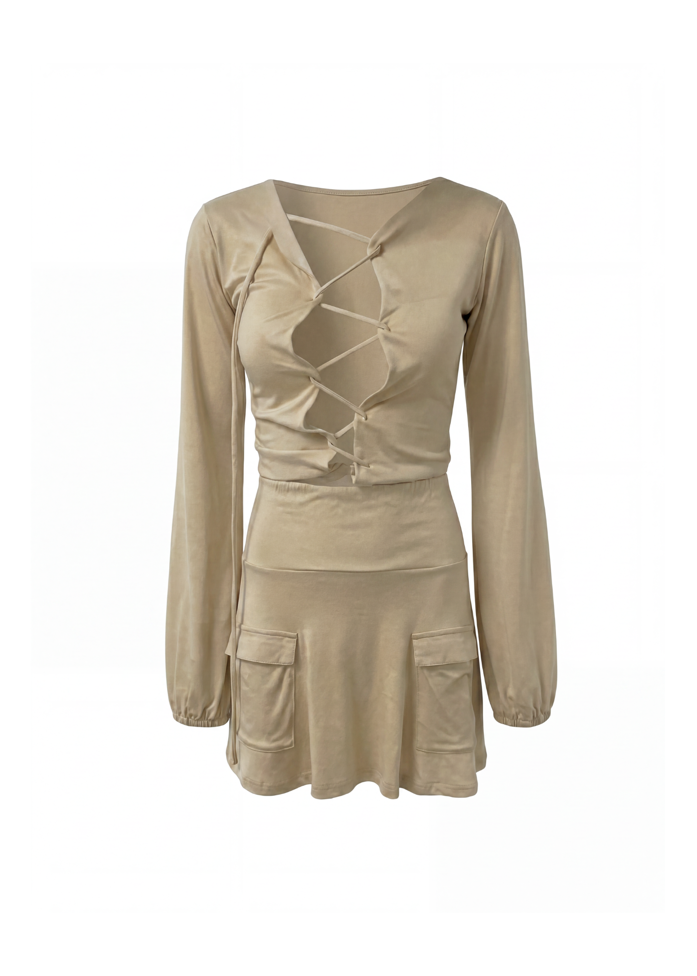 Aya Muse Kira Dress in champagne
