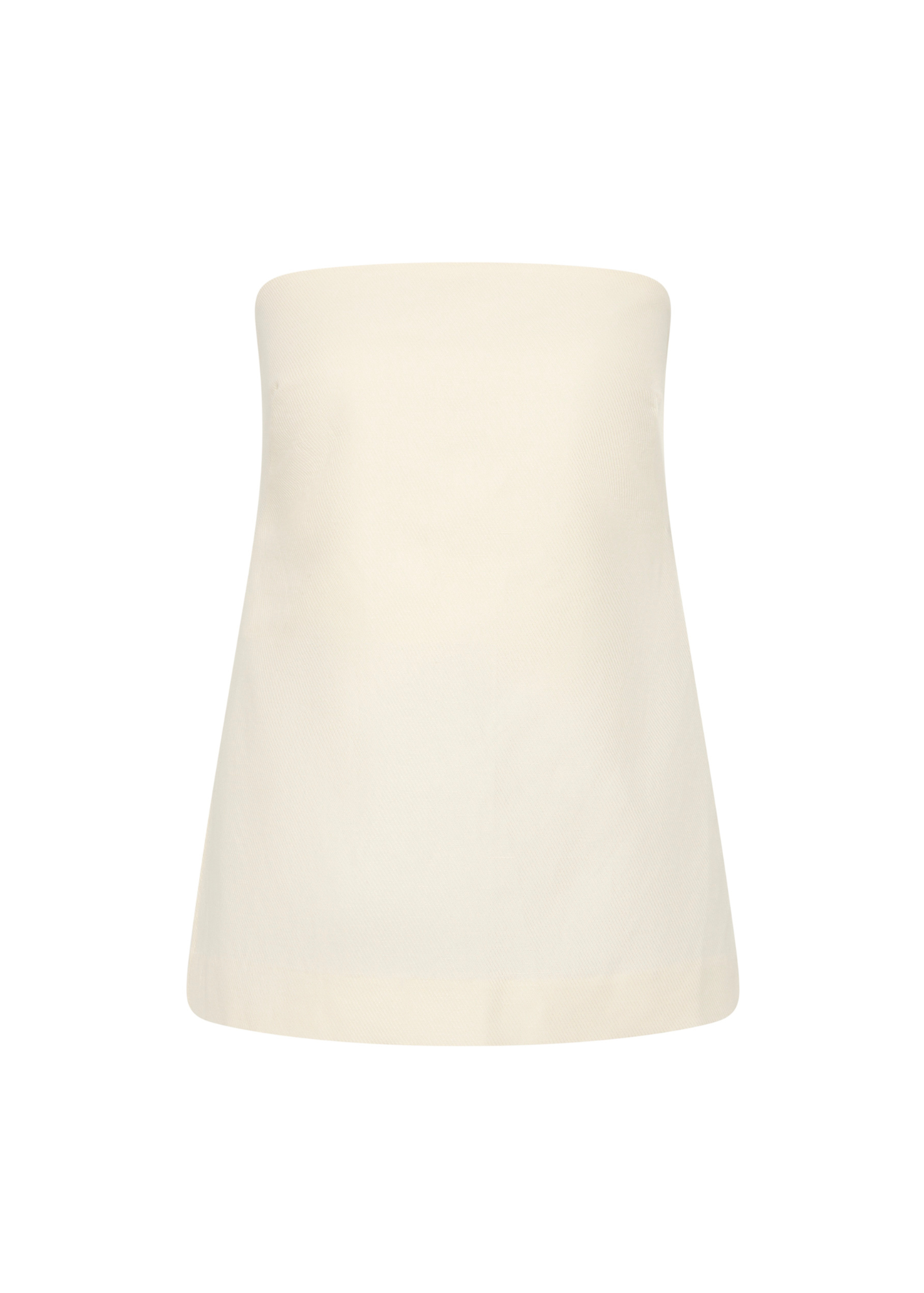 White top on a white background