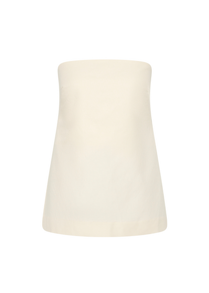 White top on a white background