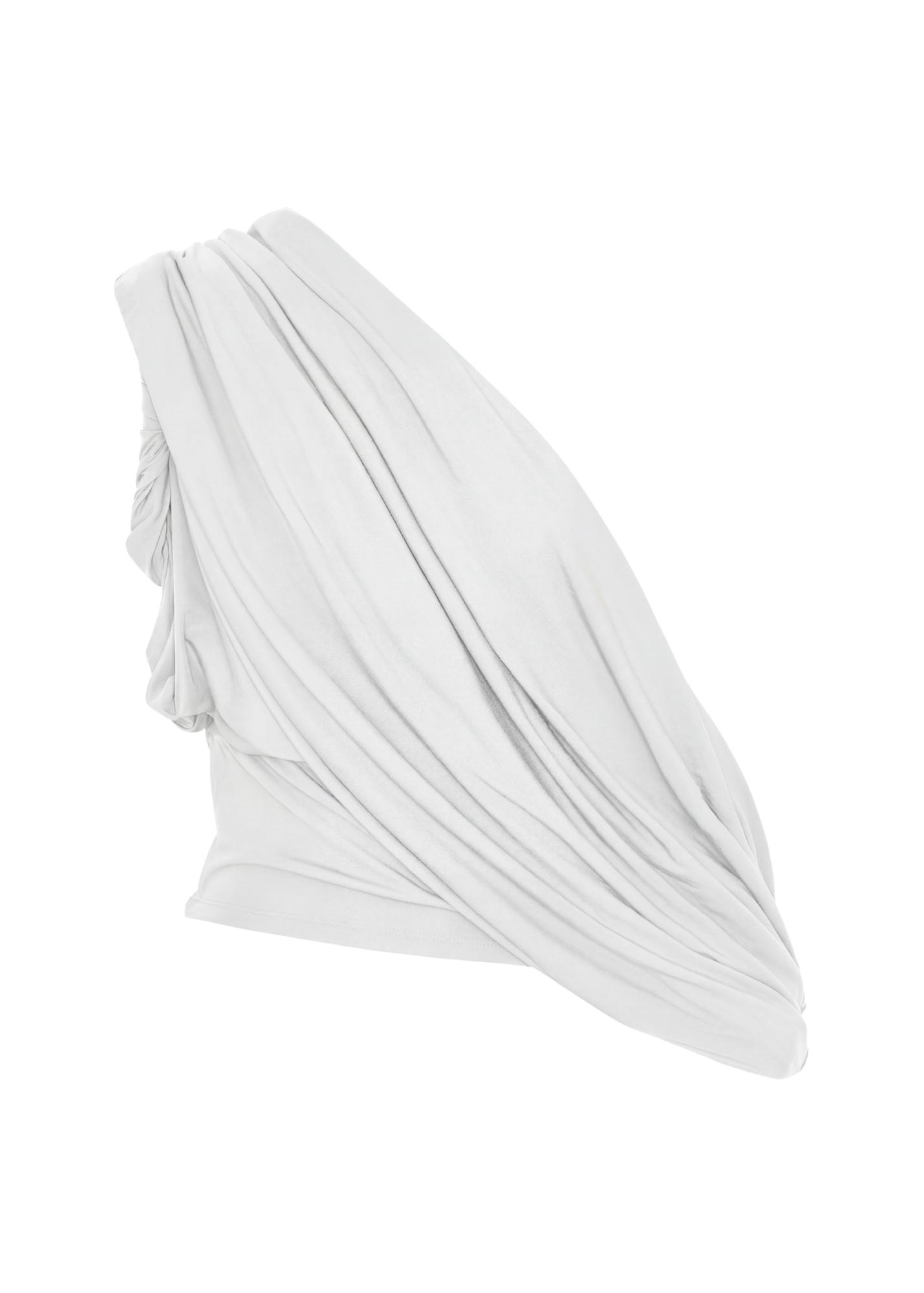 White top on a white background