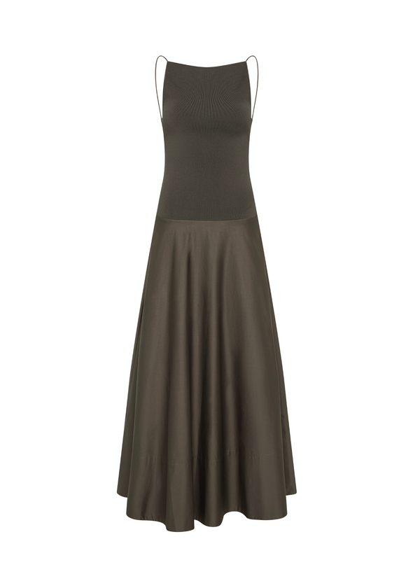 Backless Circle Hem Dress