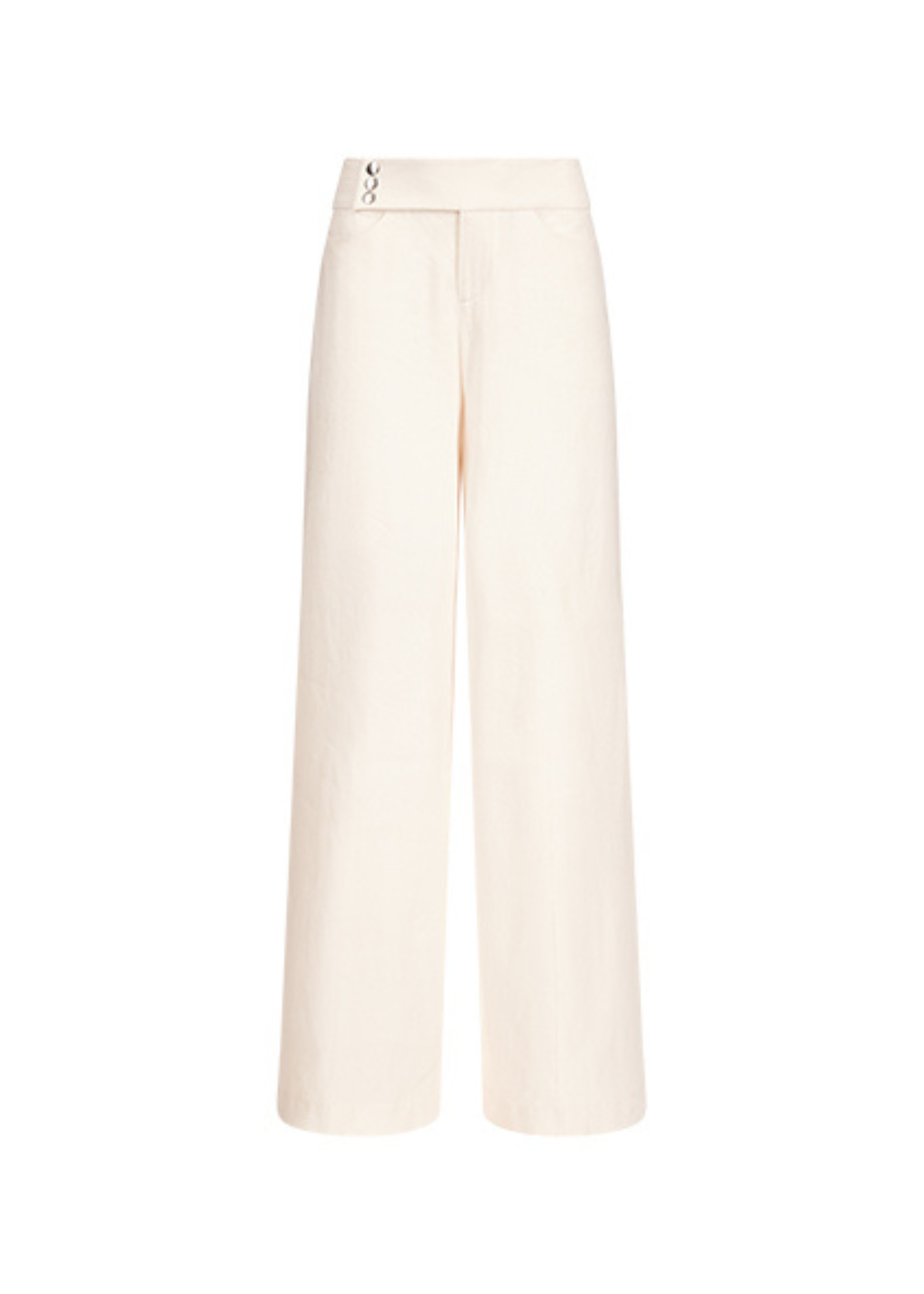 White pants on a white background