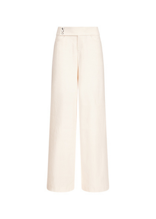 White pants on a white background